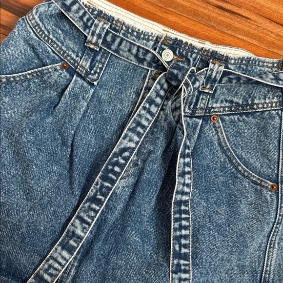 Abercrombie & Fitch Blue Denim Mini Skirt - Picture 2 of 4